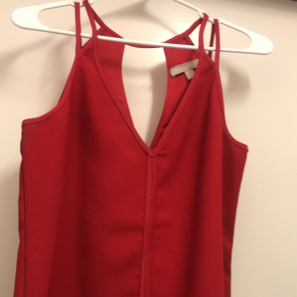 Red Silk Tank